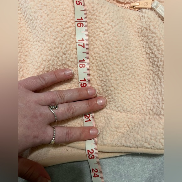 FP Movement by Free People Soft Peachy Pink Teddy Jacket - Picture 7 of 11